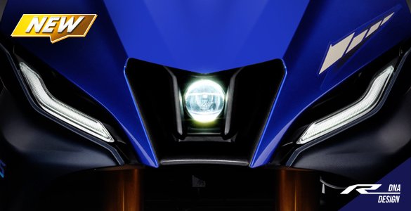 M-Shaped Intake Duct with LED Projector Headlight